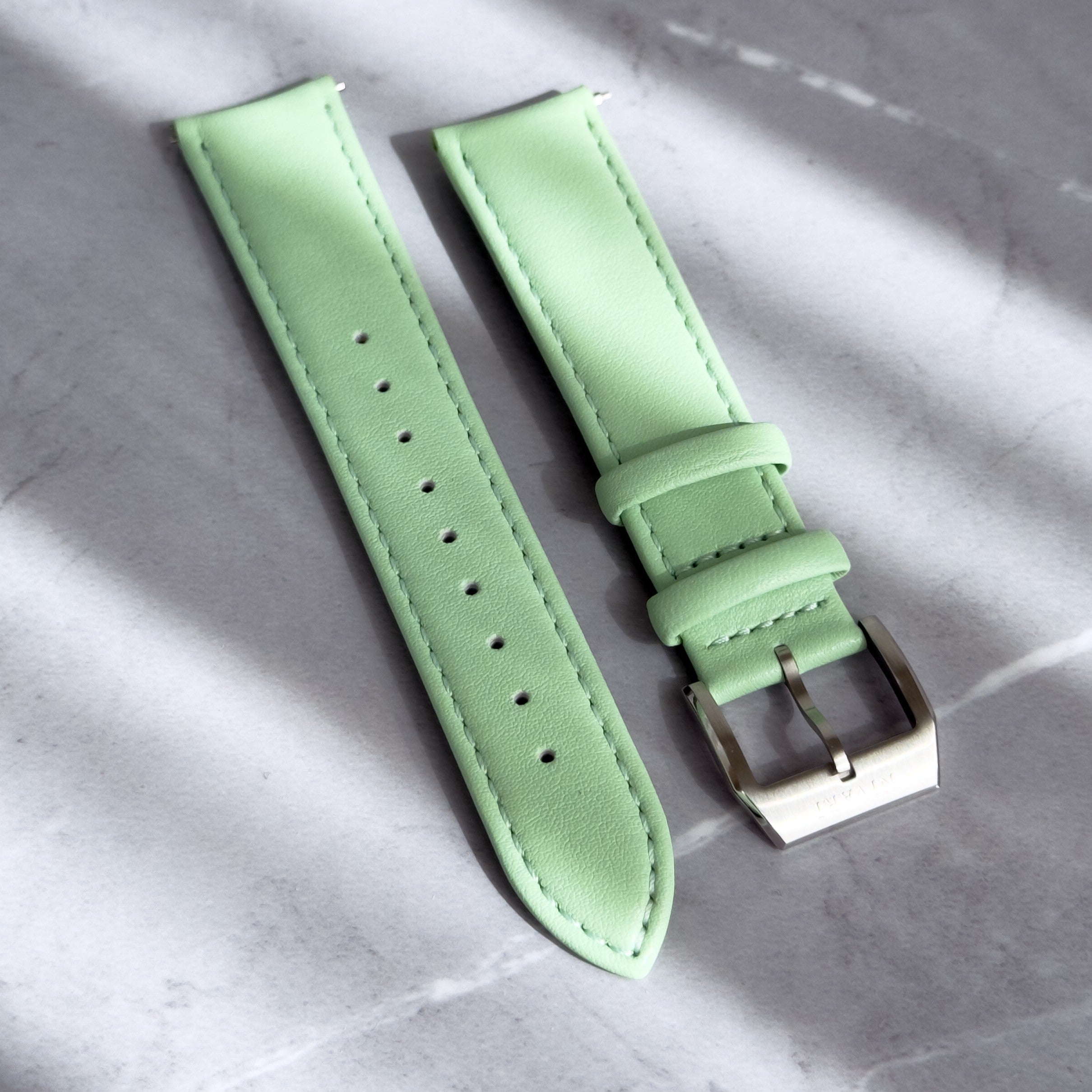Pistachio Italian Calf Leather Strap for EDEN Collection