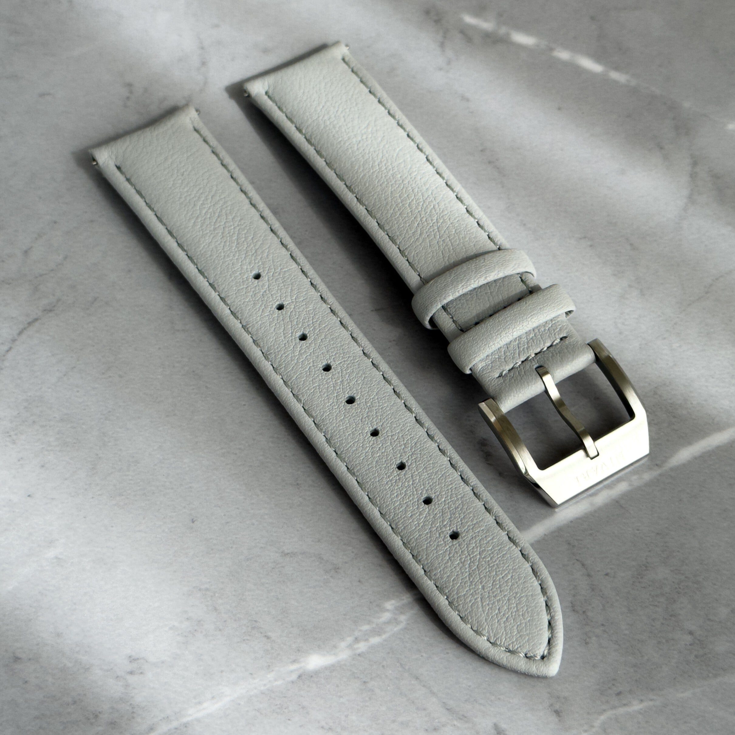 Grey Italian Calf Leather Strap for EDEN Collection
