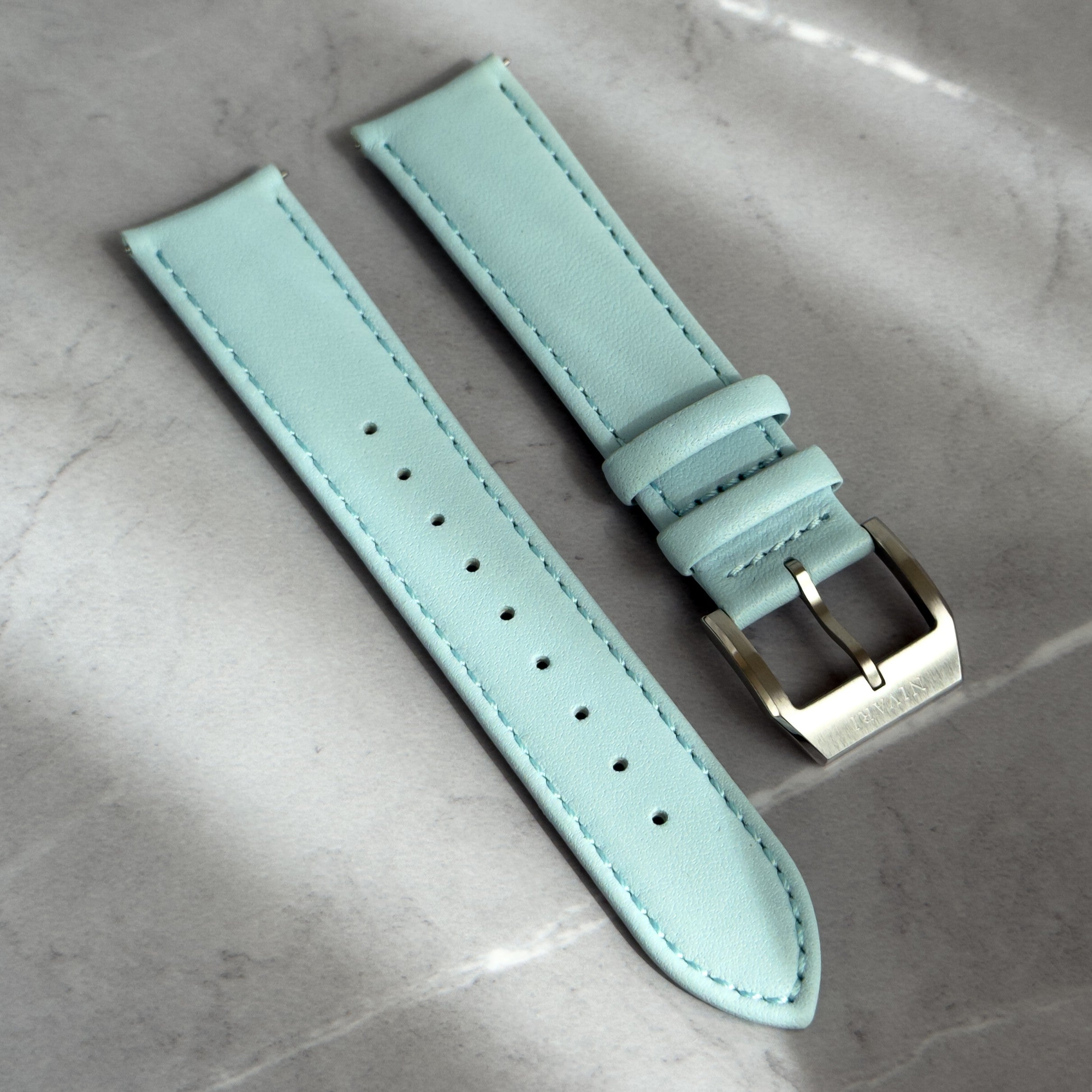 Turquoise Italian Calf Leather Strap for EDEN Collection