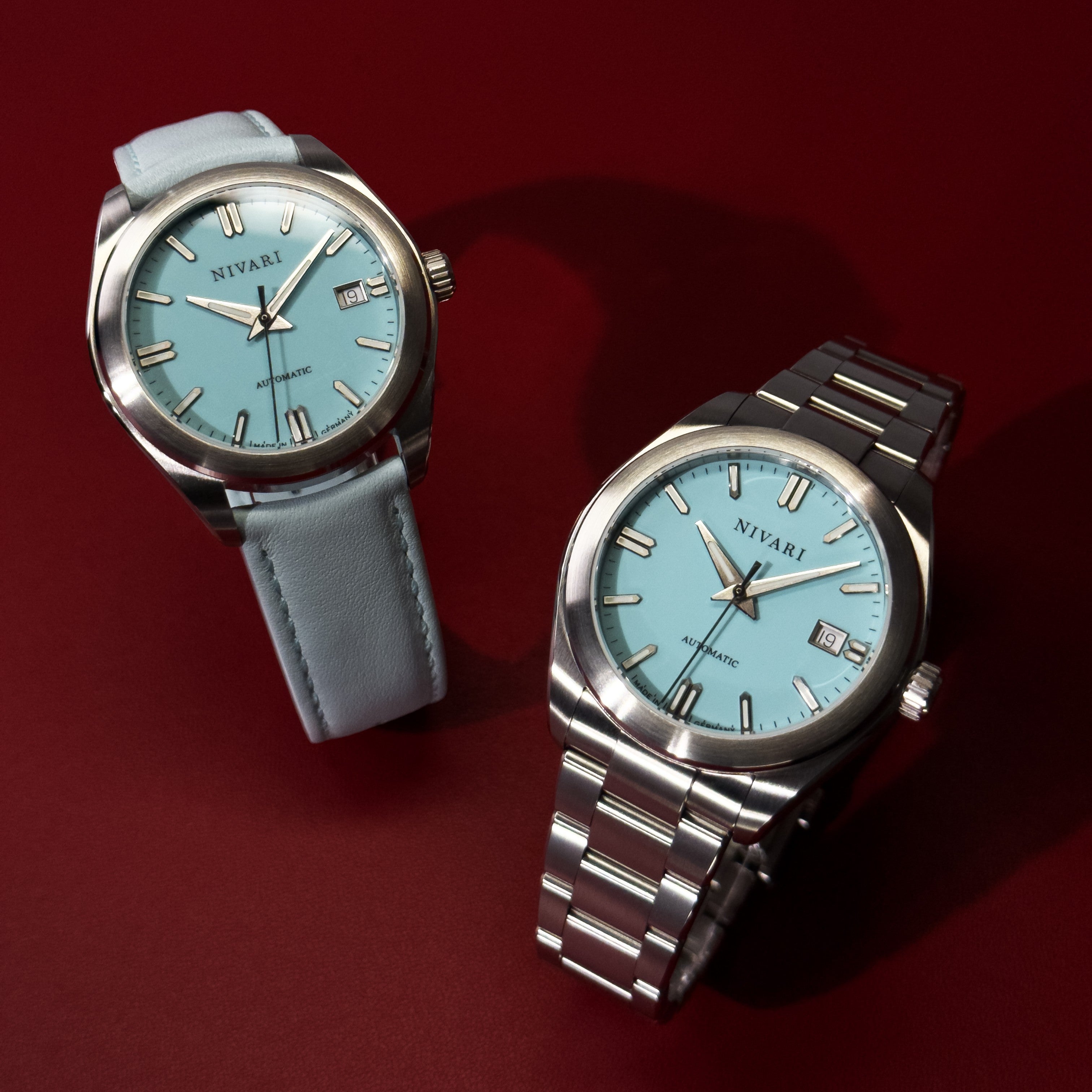 Turquoise Italian Calf Leather Strap for EDEN Collection