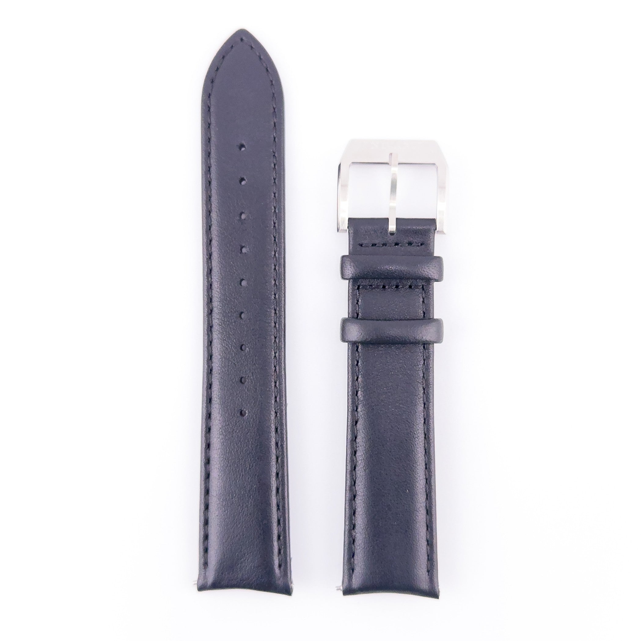 Black Italian Calf Leather Strap for EDEN Collection